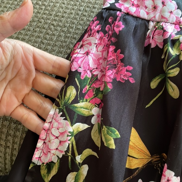 eShakti floral printed skirt (sz 8) - Picture 4 of 11